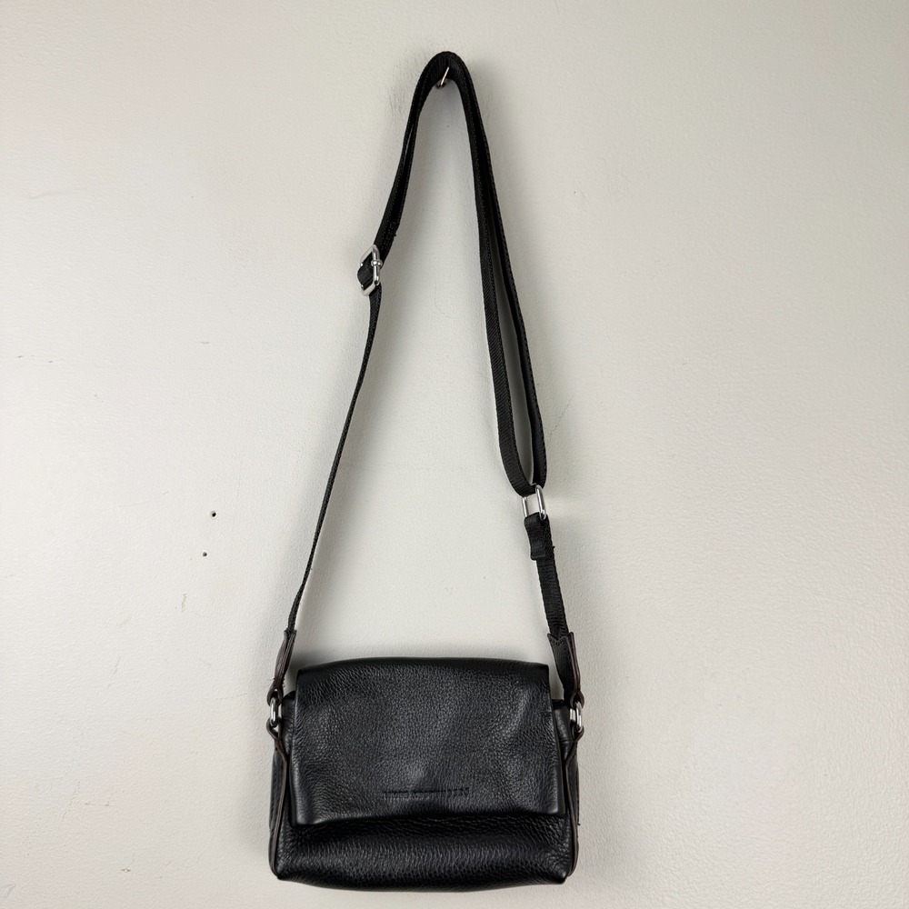 Aimee Kestenberg Crossbody Bag Women's Black Leather Adjustable Strap Small